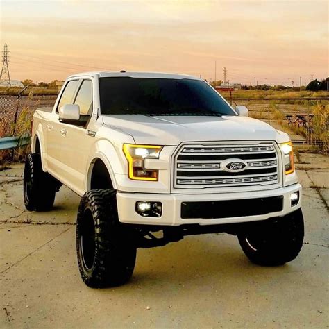 Perfection in Details - White Lifted Ford F150 | Ford trucks f150, Ford trucks, Lifted ford trucks