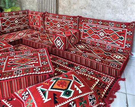 Floor Sofa , L Shaped Floor Couch Bed , Moroccan Couch ,arabic Majlis ...