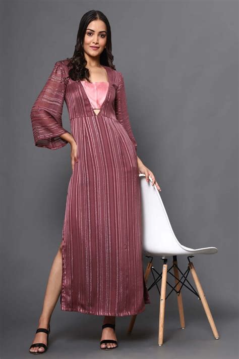 Georgette maxi dress