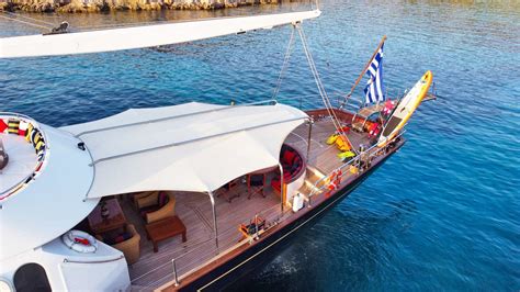 Crewed sailing yacht charter in Greece. Yacht charter in Greek islands
