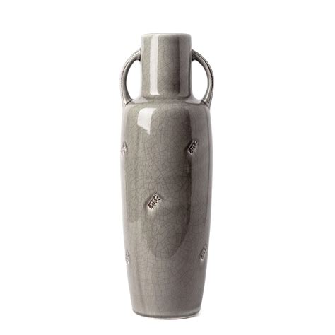 Amazon.com: VICTOR & TERESA Tall Vase for Flowers,15.1'' Rustic Grey ...