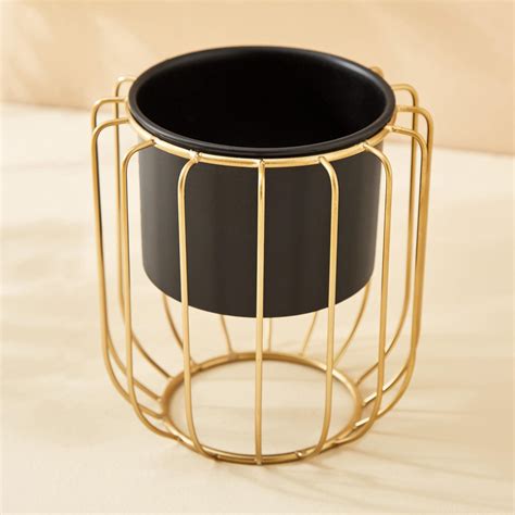 Buy Gloria Shine Metal Planter from Home Centre at just INR 499.0