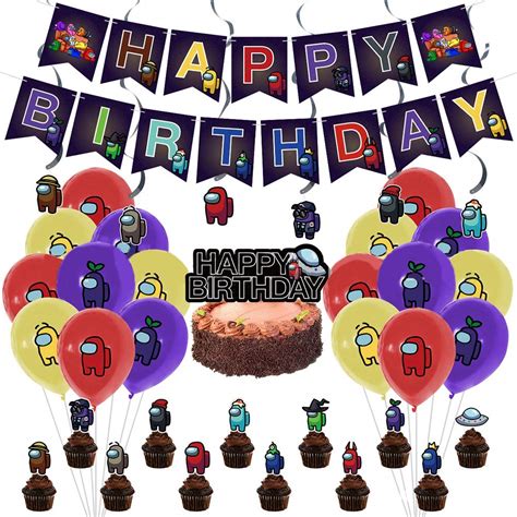 Buy Birthday Party Decoration,32 Pcs Birthday Party Supplies Set,Theme ...