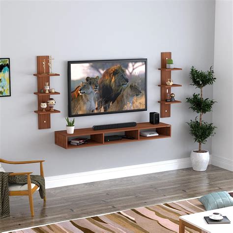 Anikaa Crystal Engineered Wood TV Entertainment Unit for Living Room ...