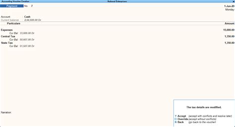 Record Expenses With GST in Purchase, Payment or Journal Voucher