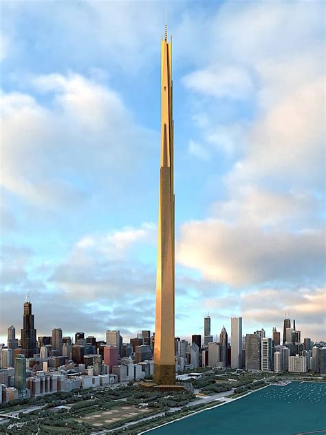 The Illinois Tower: Chicago's Mile-High 1956 Skyscraper - Malevus