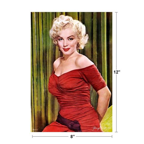 Marilyn Monroe In Red Dress