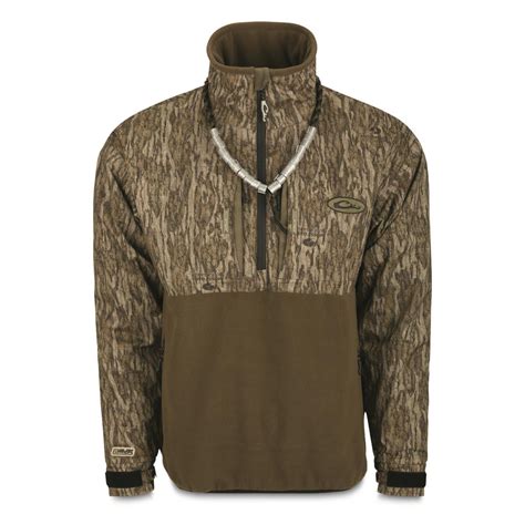 Drake Waterfowl Men's MST Guardian Eqwader Flex Fleece Quarter-Zip ...