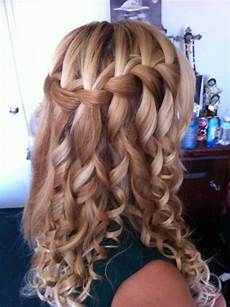 Waterfall Curls Hairstyles by 11 Waterfall Braid Hairstyles Hair Ideas Waterfall Curls Hairstyles