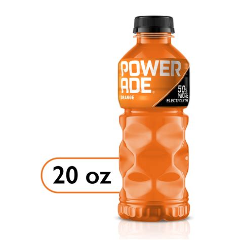 POWERADE Orange Sports Drink with Advanced Electrolytes, 20 fl oz ...
