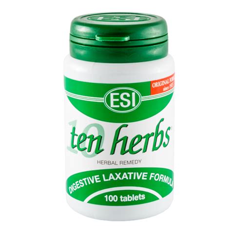 Ten Herbs Colon Cleanse – 30 TABS - ESI South Africa