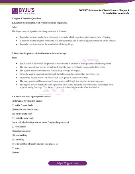 Image result for Class 8 Chapter Name Reproduction