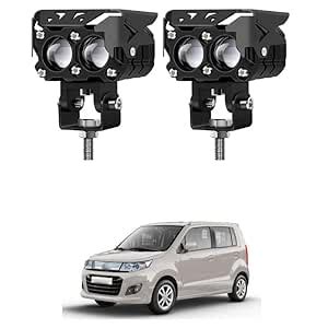 Universal Mini Led fog Led lights Headlight Double Lens Owl Shape ...