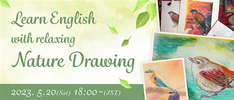 Learn English with relaxing Nature Drawing