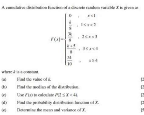 Image result for Distribution Function of a Random Variable
