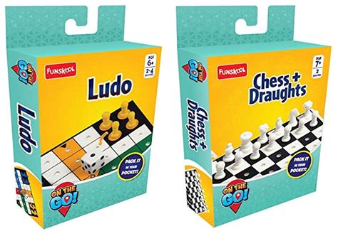 Buy Funskool Games - Travel Ludo Games - Travel Chess & Draught, War ...