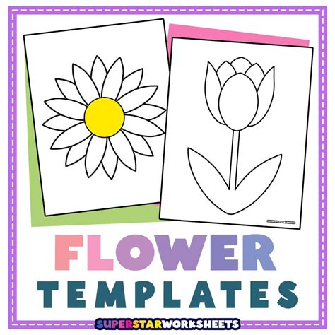 Free printable layered flower template, Download Free printable layered ...