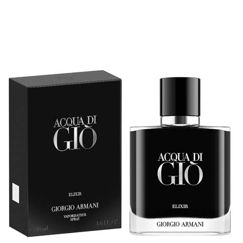 Giorgio Armani Acqua Di Gio Elixir Parfum For Men - Woody Aromatic Per ...