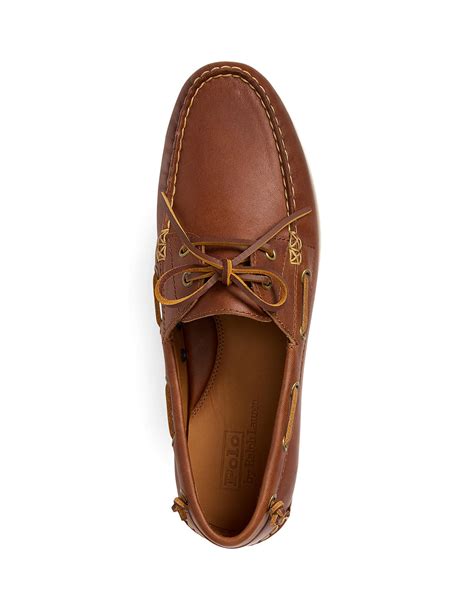 Polo Ralph Lauren Merton Leather Boat Shoe | David Jones