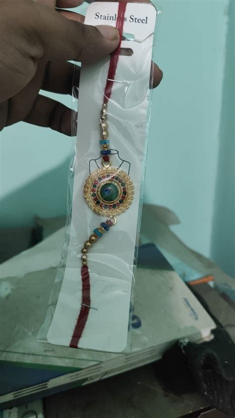 Oblivion Rakhi With Effete Choco Magic 32gm With Pooja Coin & Greeting ...