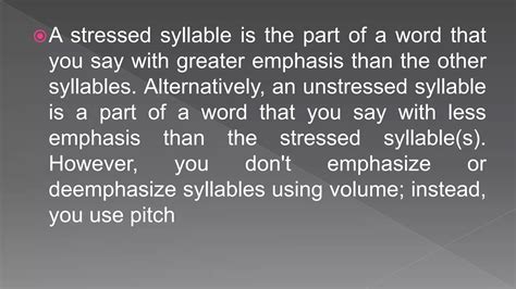 Lesson-22. Stressed and unstressed syllables.pptx