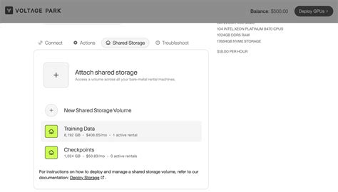 Attach Storage | Voltage Park