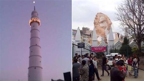 अप्रैल 2015 में भूकंप से गिरा था नेपाल का धरहरा टॉवर, 8000 लोगों की मौत ...