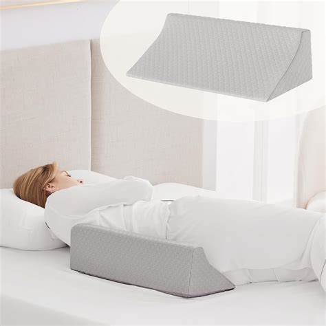 Amazon.com: Ruqmuis Side Wedge Pillow for Sleeping, Versatile Bed Wedge ...
