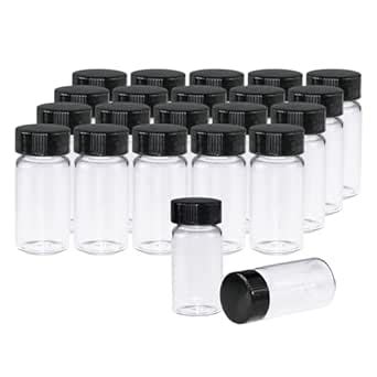 ALWSCI 5 Dram Glass Vials, Small Liquid Sample Vial,27.5 * 57mm 20 ml ...
