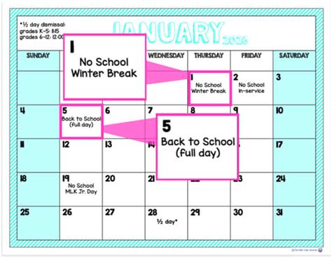 Knox County Schools, 25-26 School Calendar by The Mint Chip Teacher
