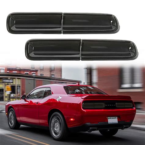 Dodge Challenger Tail Light Covers Dodge Challenger Brushed Taillight