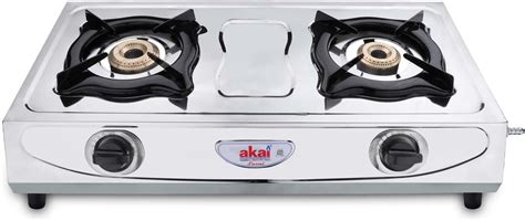 GOLDEN SURYA Classic Premium Stainless Steel Frame, Manual Ignition, 3 ...