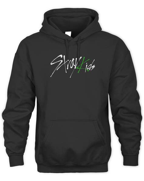 Stray Kids Merch Stray Kids 2023 2nd World Tour Maniac Encore Hoodie Black