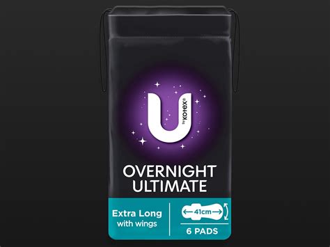 Overnight Pads with Wings - Ultimate Absorbency - U By Kotex