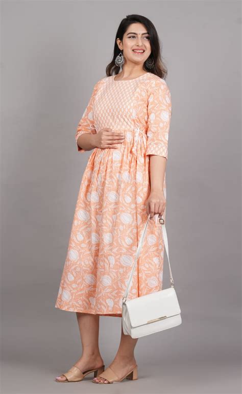 Ashvy Pure Cotton Anarkali Feeding & Maternity Kurti – Comfort Meets E ...