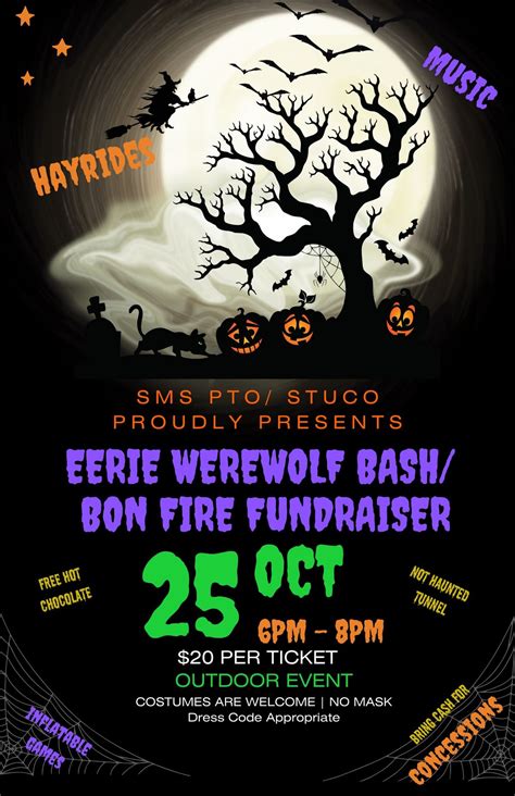 Eerie Werewolf Bash/ Bon Fire Fundraiser , Wentzville South Middle, 25 ...