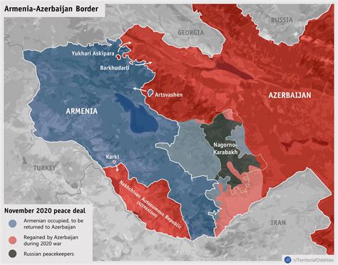 Armenian Border Map