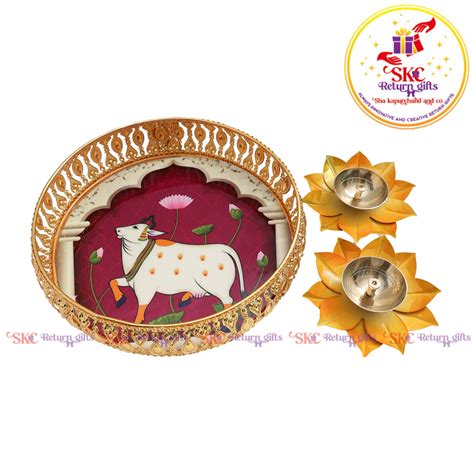8 inch Pichwai Tambulam premium gift set – Sha Kapurchand & Co
