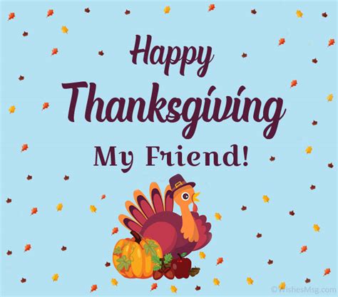 70+ Happy Thanksgiving Messages For Friends - WishesMsg