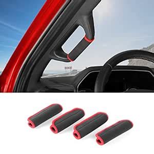 Hoolcar Interior A-Pillar Handle Protector Cover Grab Handle Non-Slip ...