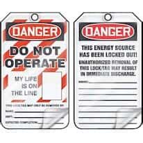 Lockout and Tagout Danger Tags from Cole-Parmer India
