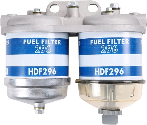 Dual Double Fuel Filter CAV Style Assembly Replacement For Ford Tractor ...