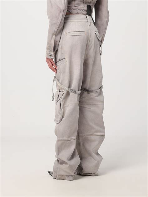 OFF-WHITE: Pants woman - Lilac | Off-White jeans OWYB018S24DEN001 ...