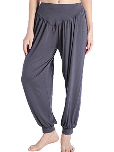 SAYFUT Women's Casual Yoga Pants Loose Fit Style Trousers Wide Leg ...