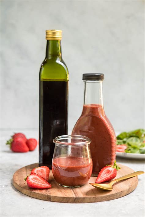 Roasted Strawberry Balsamic Vinaigrette Recipe - From My Bowl
