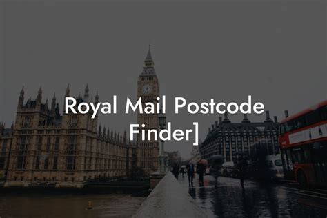 Image result for Royal Mail Postcode