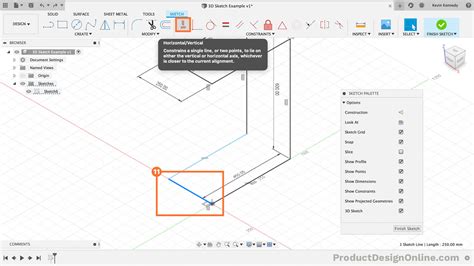 Introduction to 3D Sketching in Fusion 360 - Product Design Online