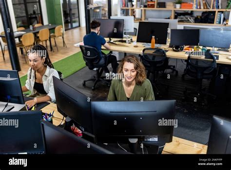 Business Person Working On Computer 的图像结果