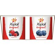 Buy Yoplait Original Low Fat Mountain Blueberry & Mixed Berry Yogurt ...