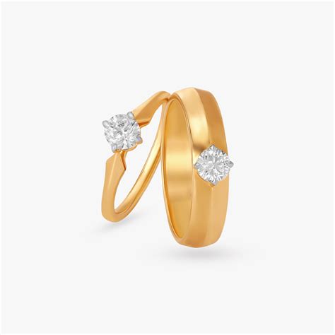 Infinite Love Diamond Couple Rings